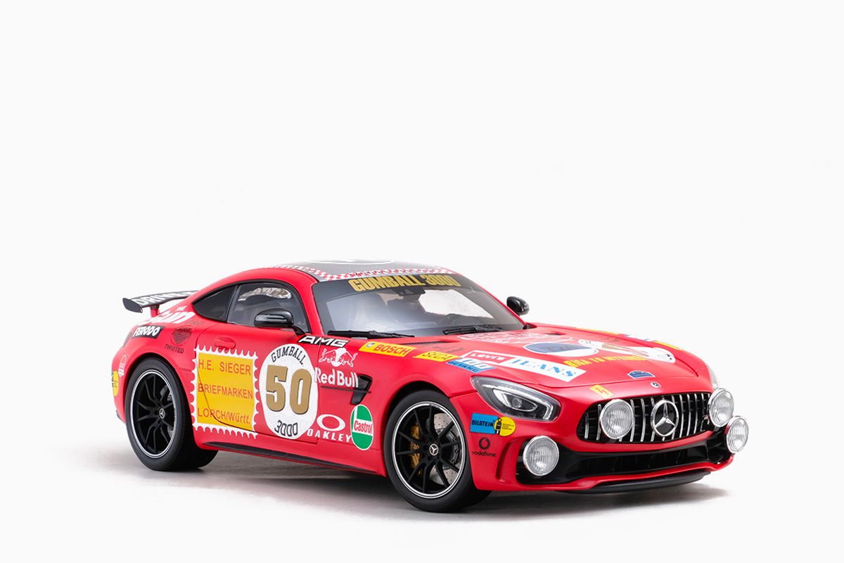Mercedes GT R Red Rote Sau Almost Real 1:18