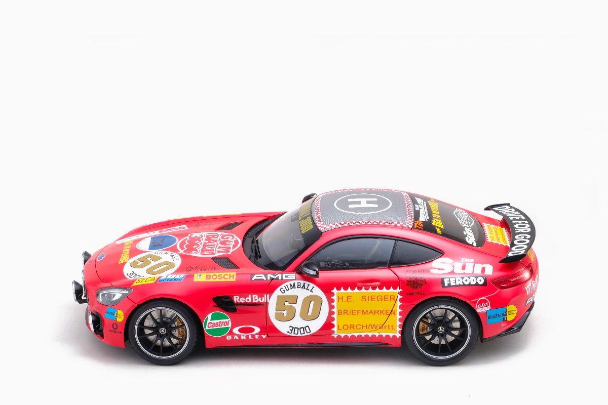 Mercedes GT R Red Rote Sau Almost Real 1:18