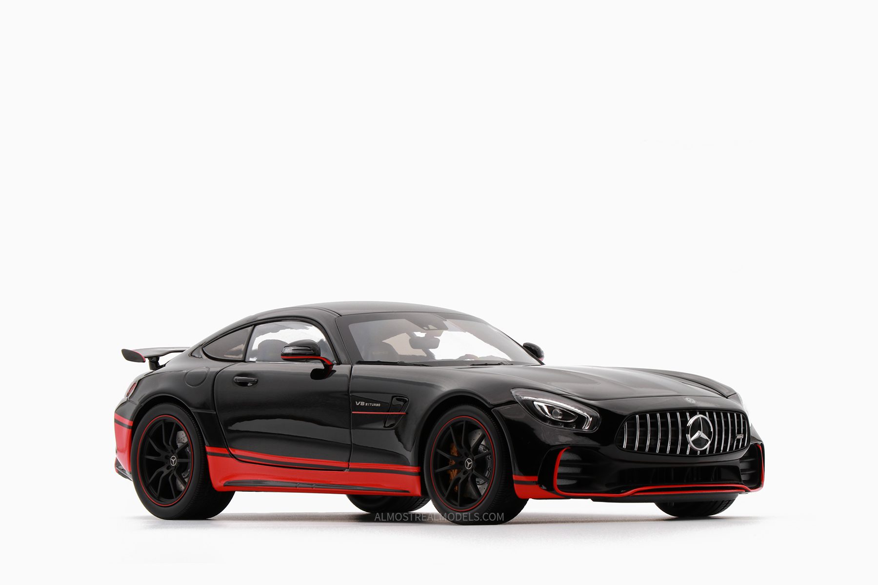 Mercedes-Benz AMG GT R black red stripes Almost Real