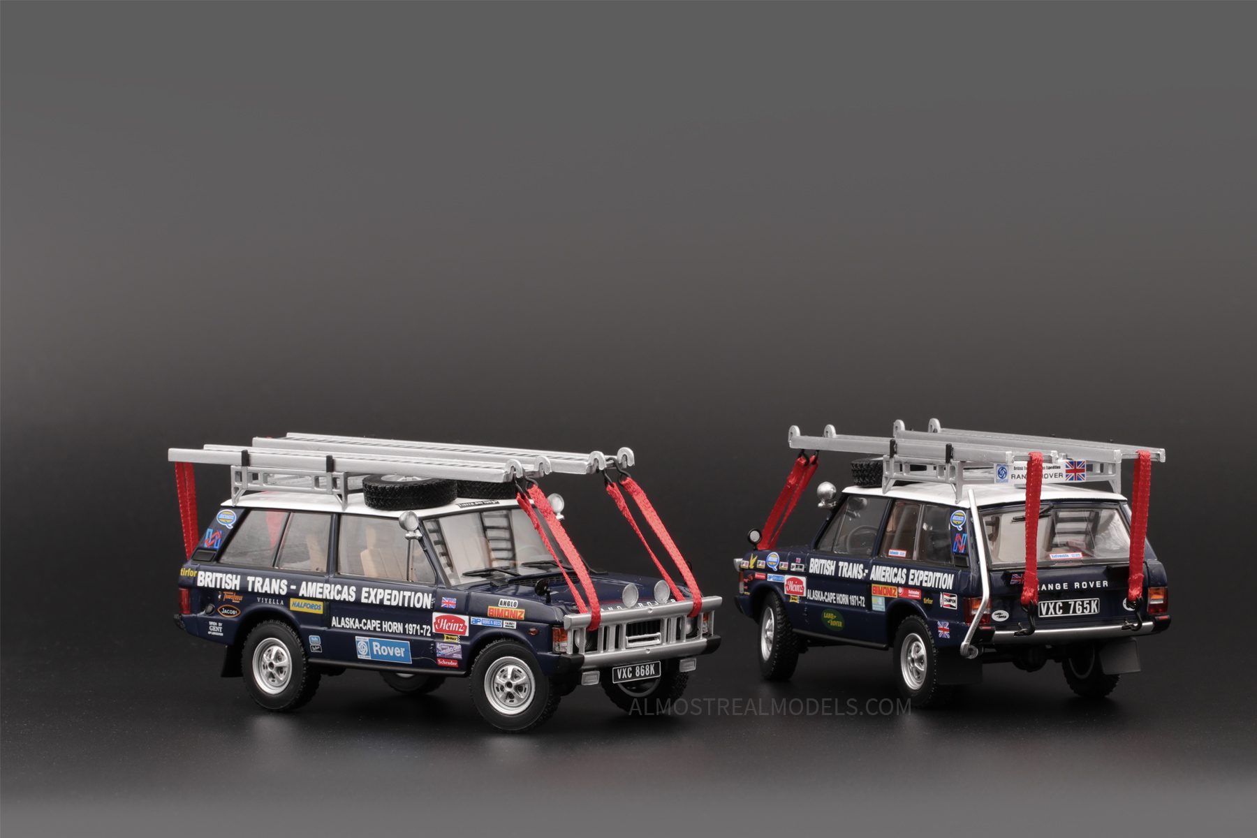 Range Rover “The British Trans-Americas Expedition” 2-Car Set 1:43 by Almost Real