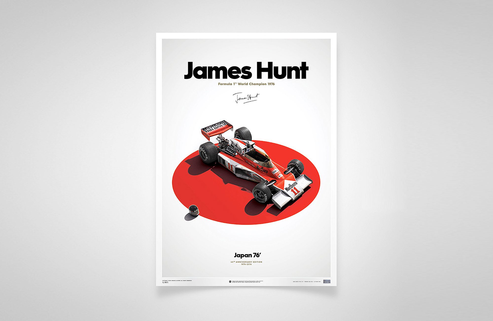 McLaren M23 Japan 1976 James Hunt – Print