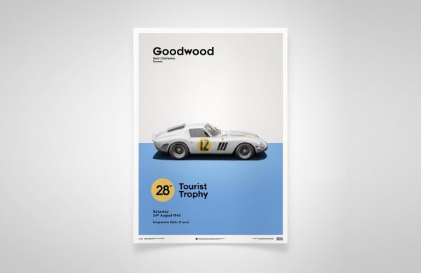 Ferrari 250 GTO – Goodwood Poster White – Print