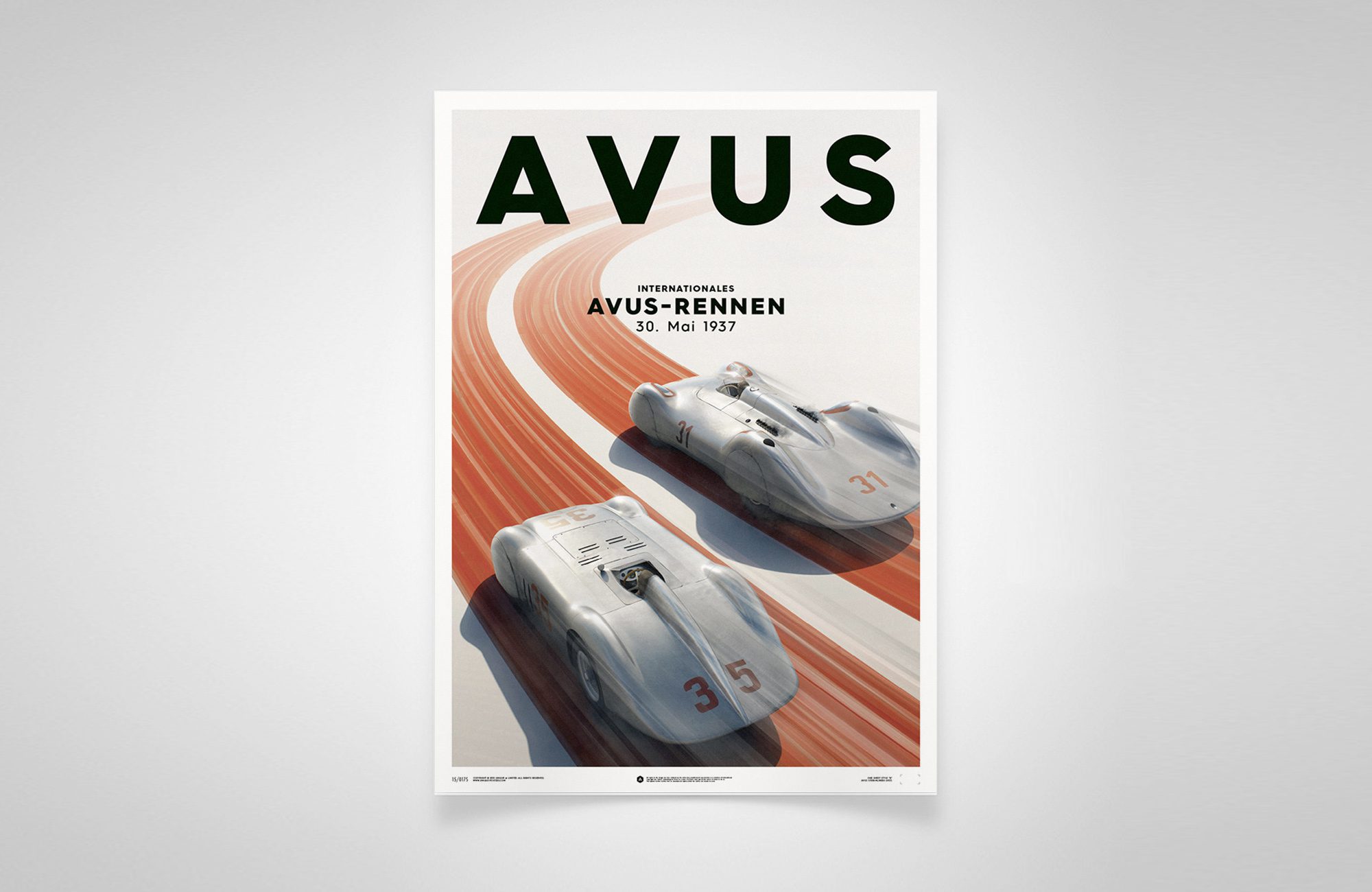 Silver Arrows Poster – Avus – Print 1
