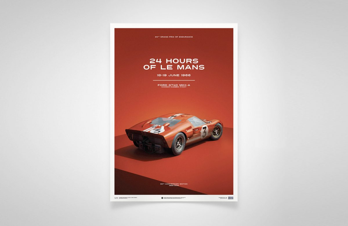 Ford GT40 Red – Print