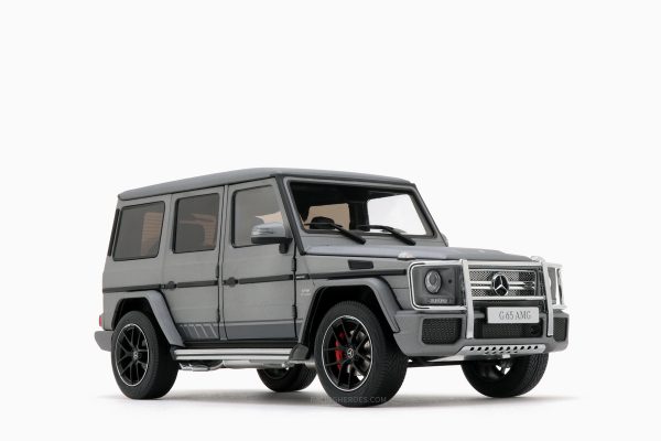 Mercedes-AMG G 63 (W463) 2017 Monza Grey Magno 1:18 by Almost Real