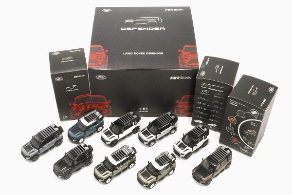 9-Car Set Land Rover Defender 110 & 90 1:64 by Almost Real