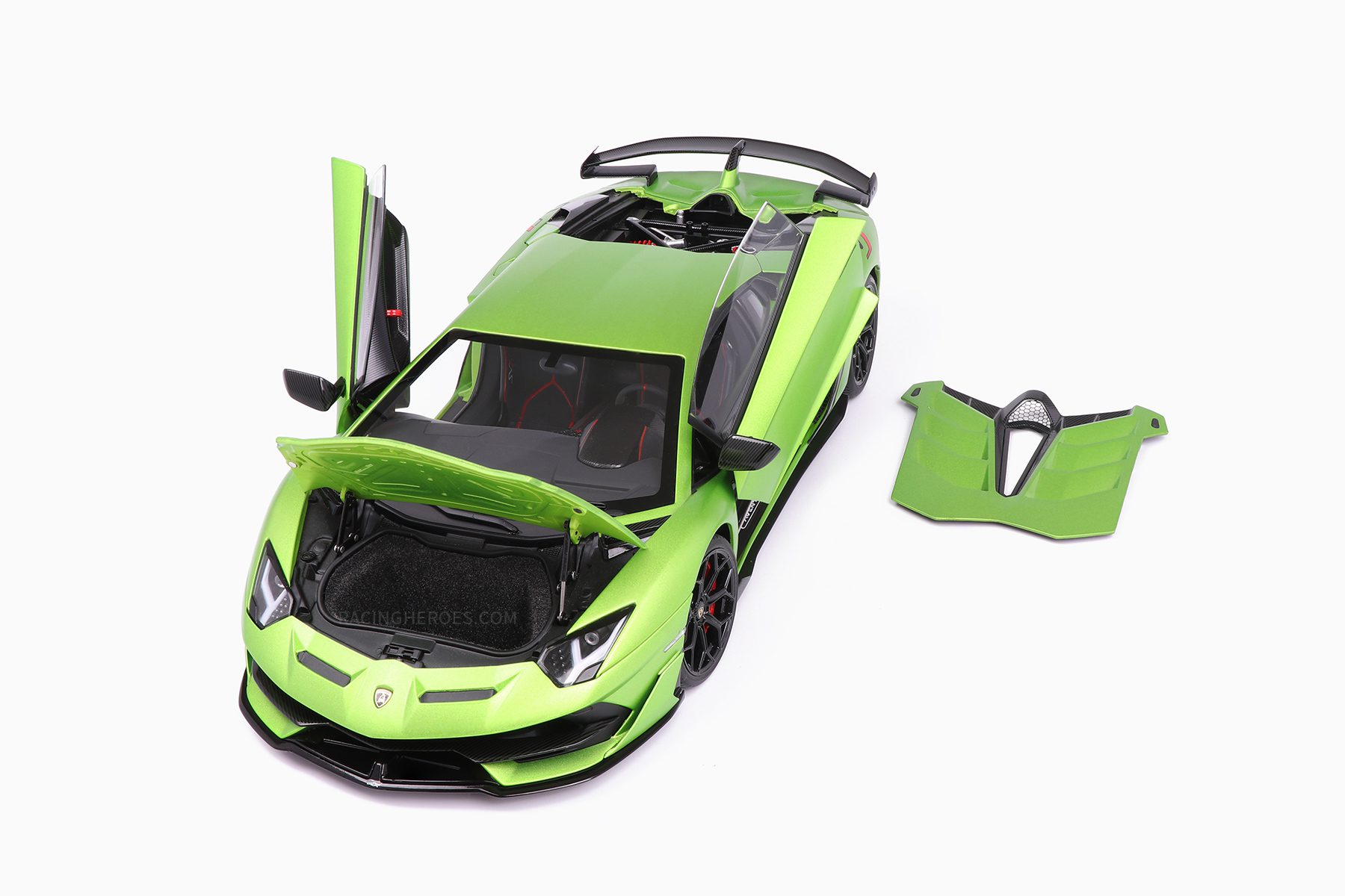 Autoart Lamborghini Aventador SVJ, Verde Alceo/Matt Green 1:18