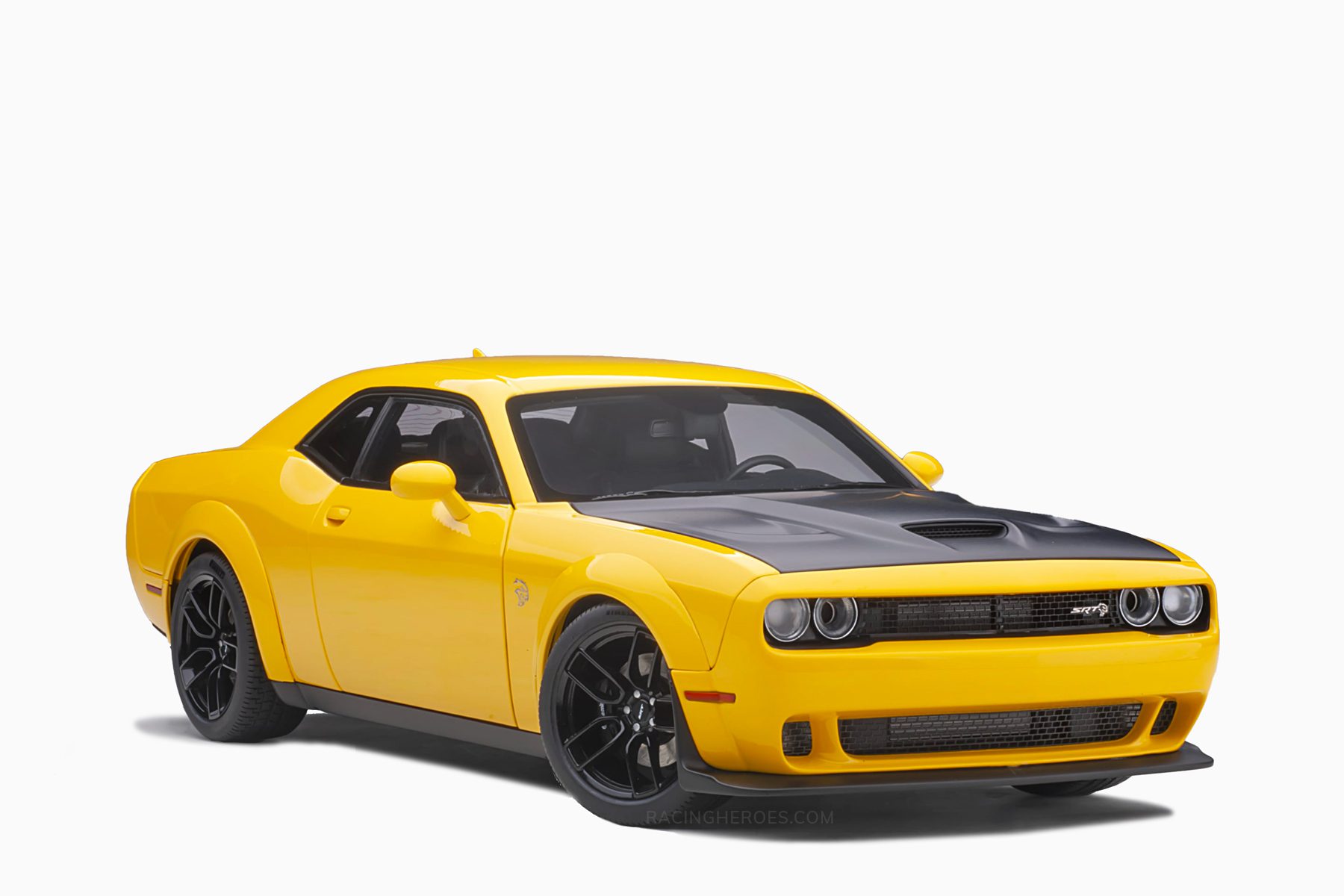 Dodge Challenger SRT Hellcat Widebody 2018 Yellow Autoart 1:18