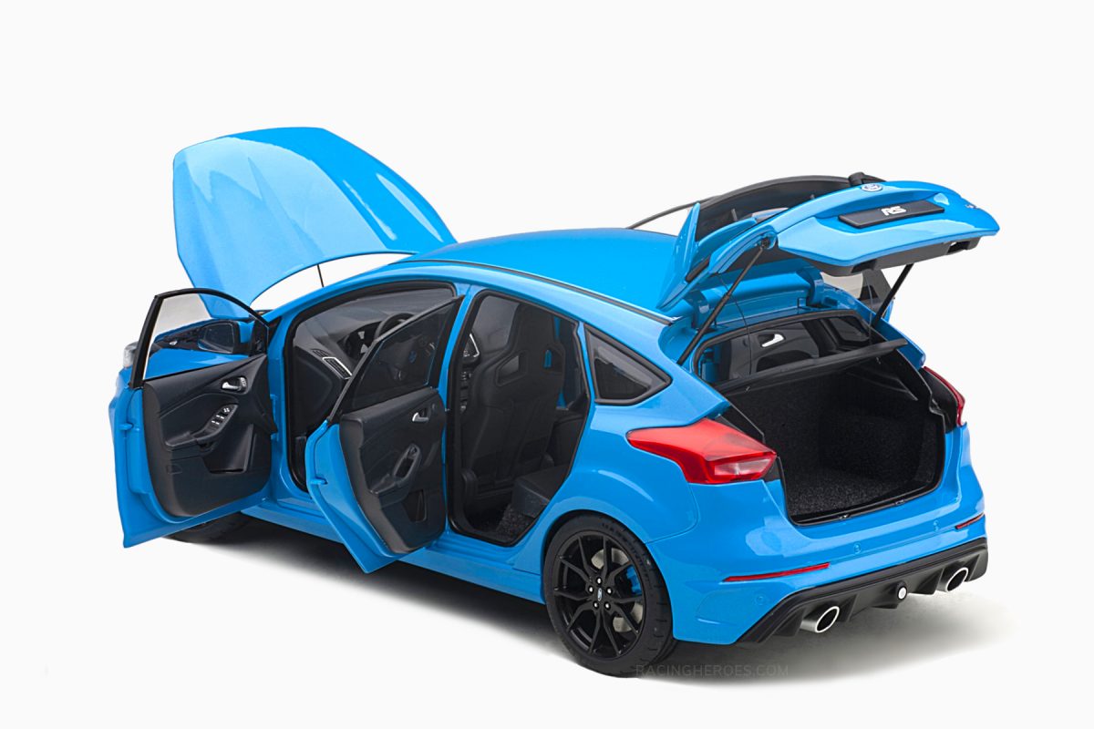 Ford Focus RS 2016 Nitrous blue 1:18 by AutoArt