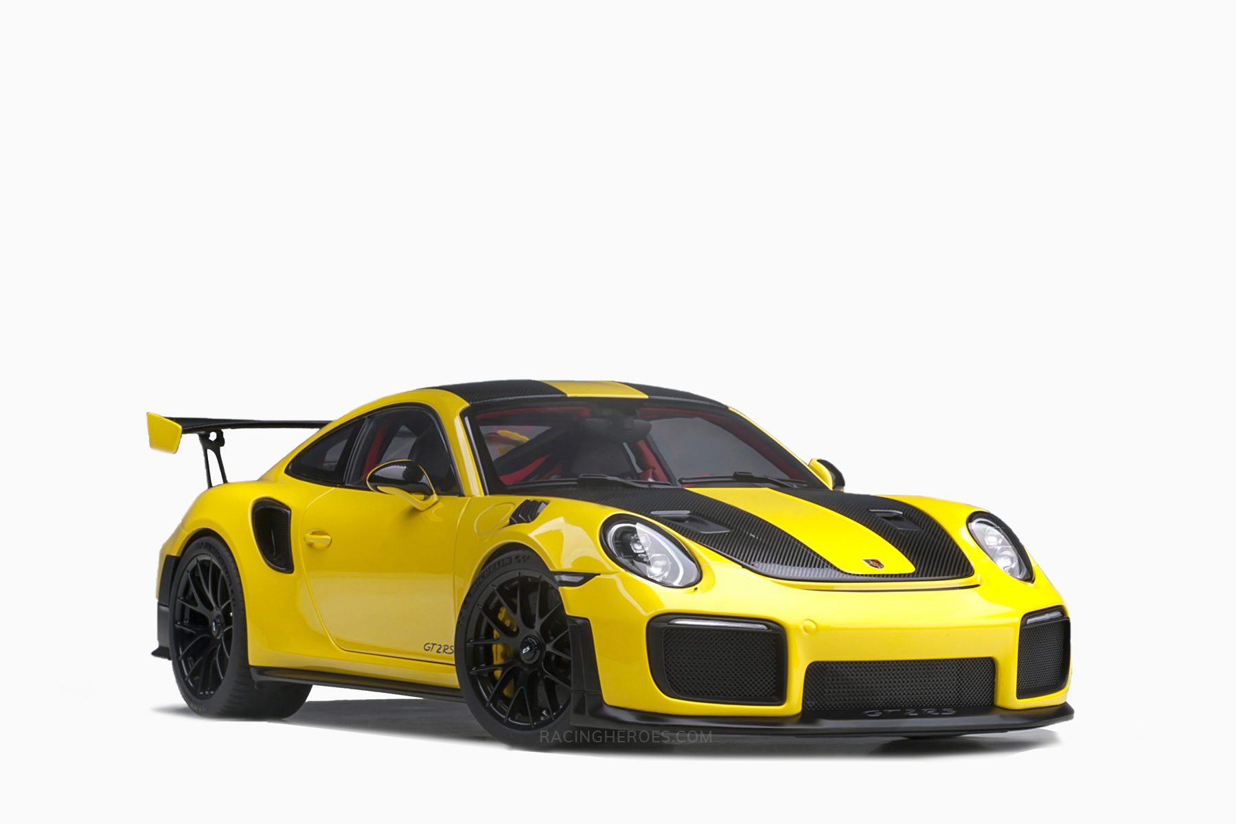 Porsche 911 (991.2) GT2 RS Weissach Yellow AutoArt 1:18